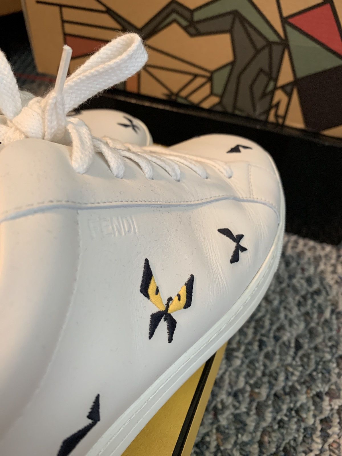 Fendi Fendi Butterfly Eyes Sneakers Size US 9.5 / EU 42-43 - 5 Thumbnail