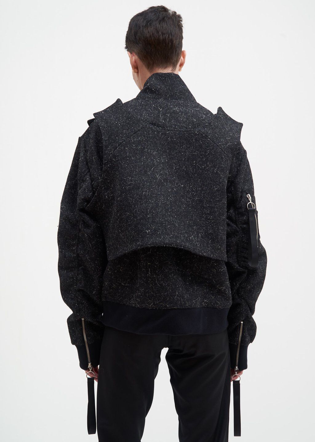Matthew Miller GREY BOMBER W/ REMOVABLE TACTICAL VEST Size US M / EU 48-50 / 2 - 3 Thumbnail