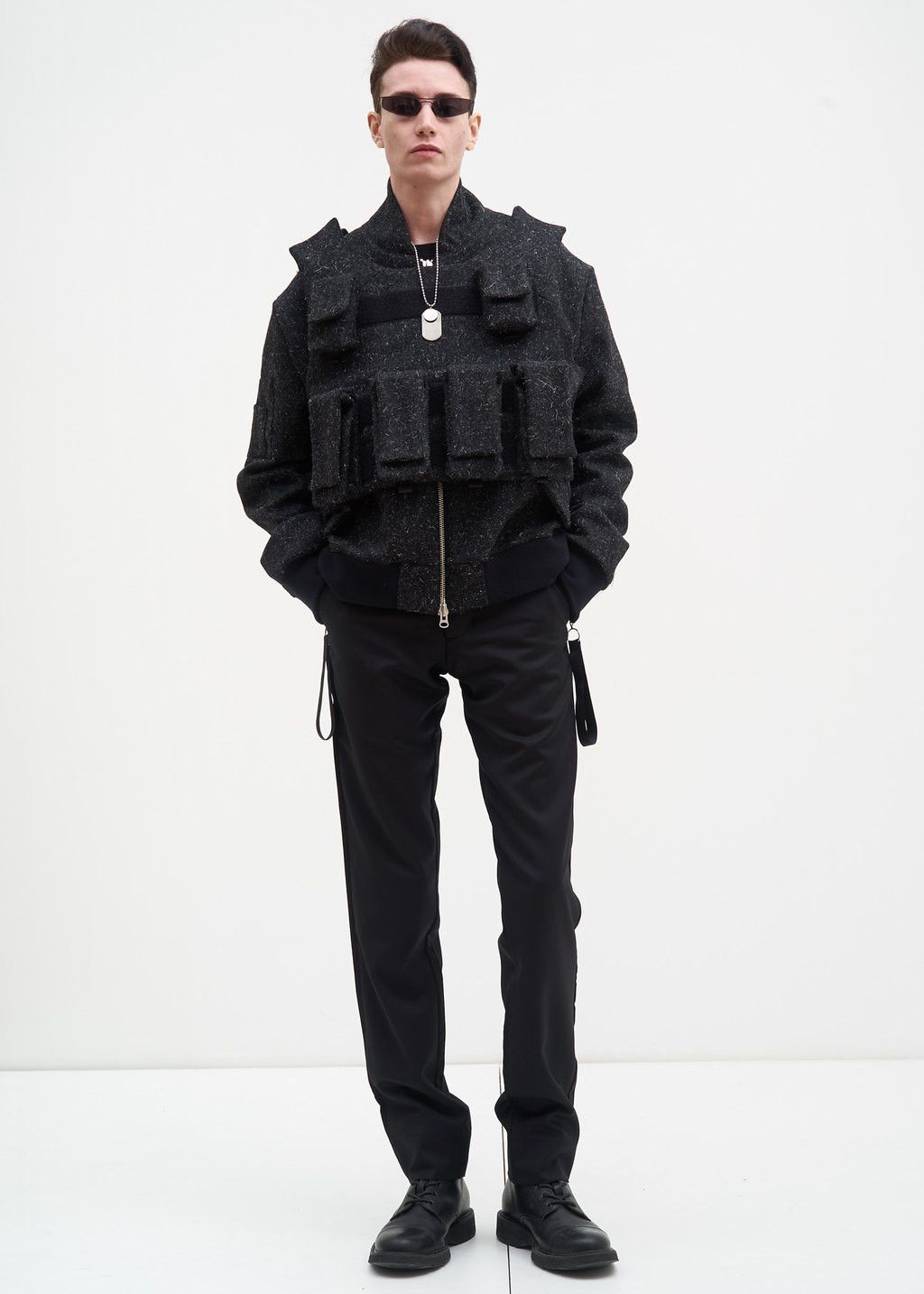 Matthew Miller GREY BOMBER W/ REMOVABLE TACTICAL VEST Size US M / EU 48-50 / 2 - 10 Thumbnail