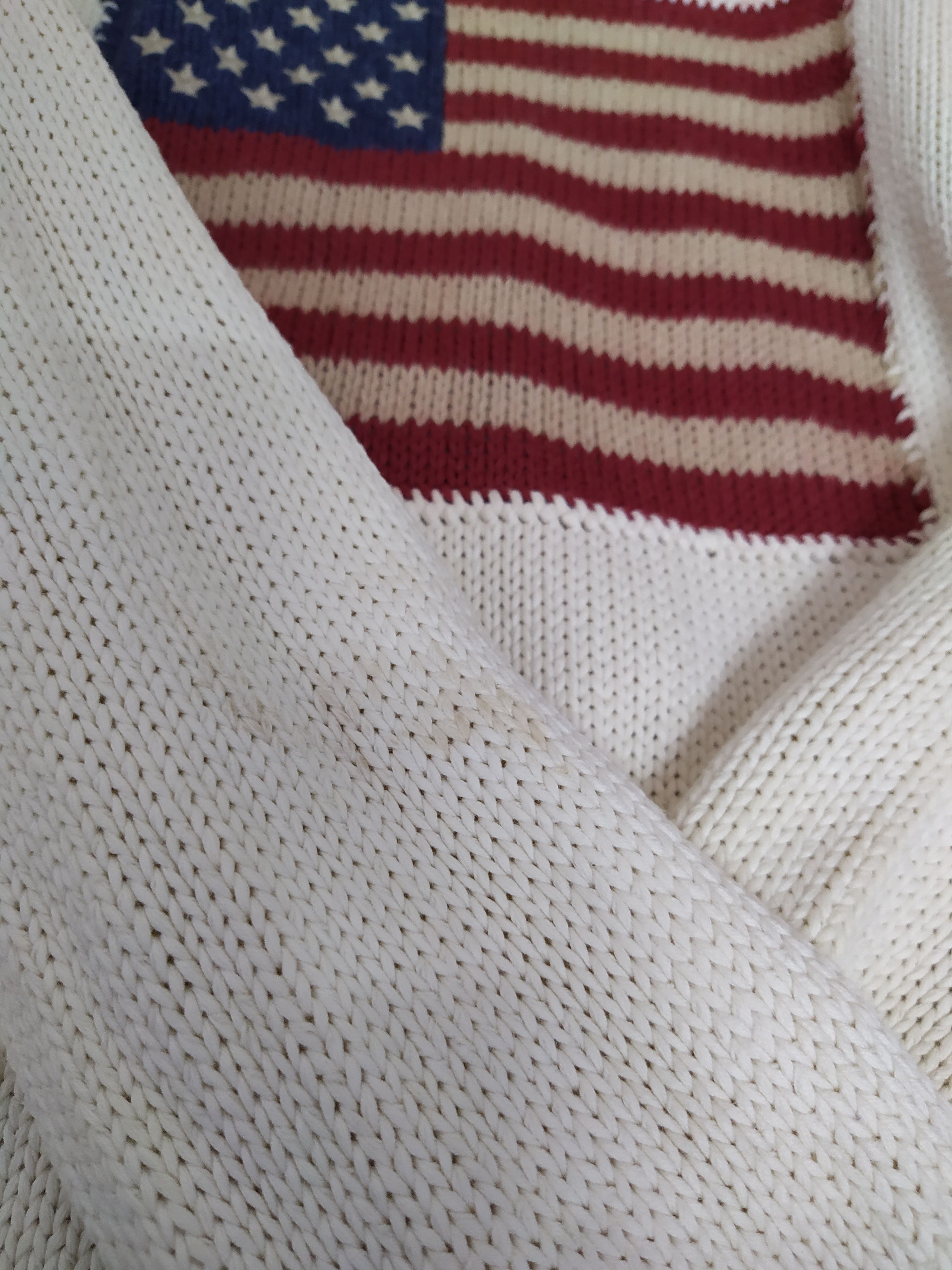 Polo Ralph Lauren 90s POLO COUNTRY RALPH LAUREN FLAG KNITWEAR (B453) Size US M / EU 48-50 / 2 - 5 Thumbnail