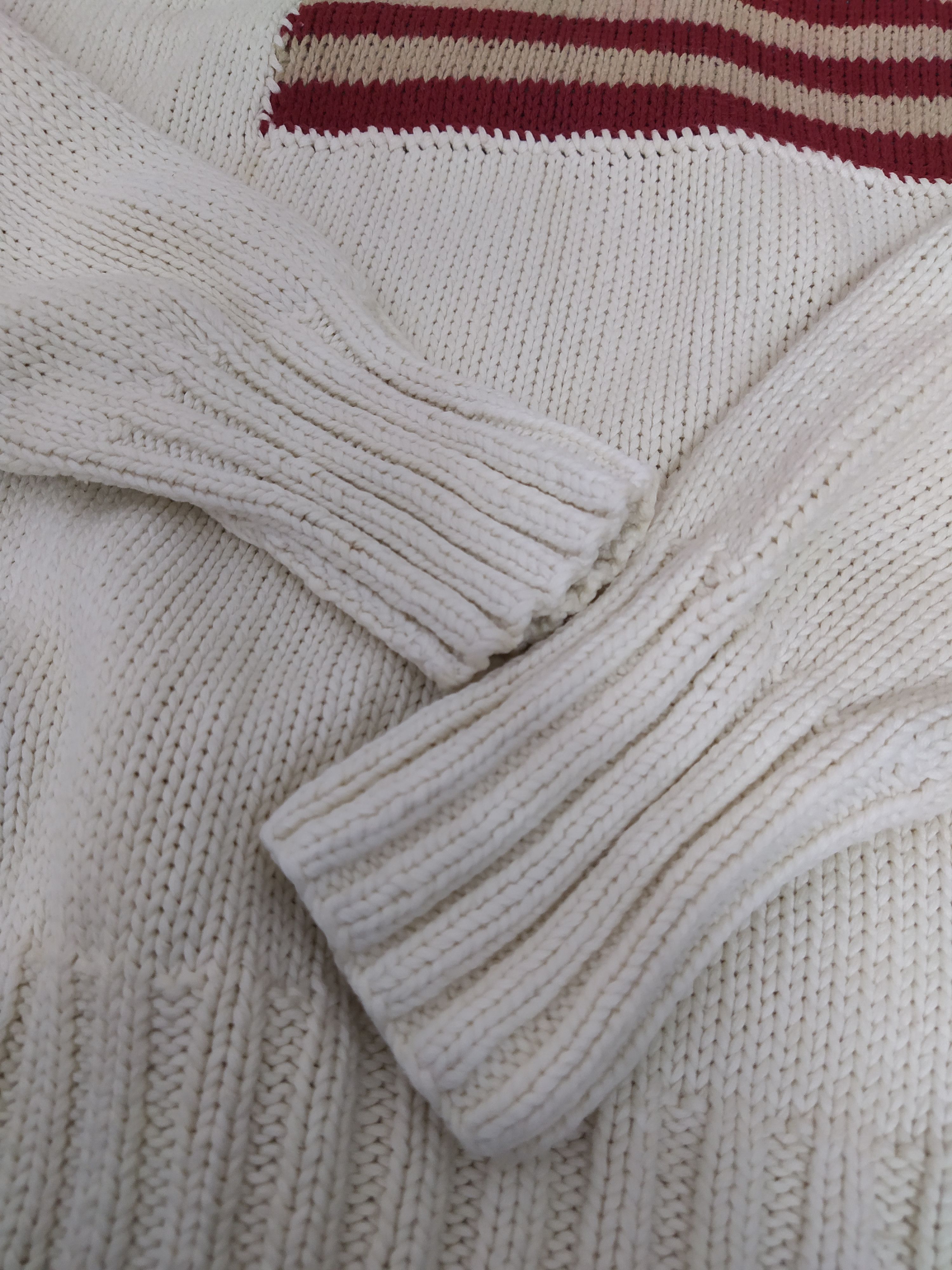 Polo Ralph Lauren 90s POLO COUNTRY RALPH LAUREN FLAG KNITWEAR (B453) Size US M / EU 48-50 / 2 - 4 Thumbnail