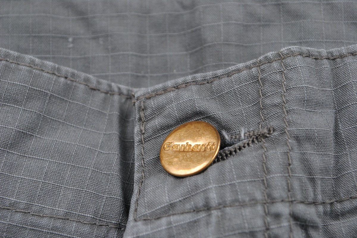 Carhartt × Vintage Carhartt Cargo Pants Khaki Vintage 1990s Size US 32 / EU 48 - 4 Thumbnail