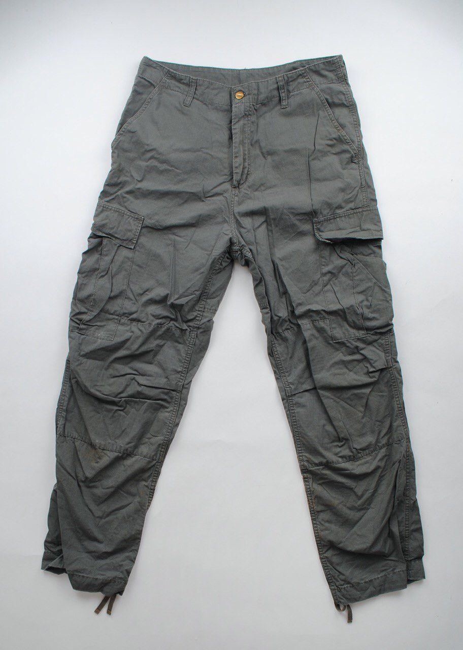 Carhartt × Vintage Carhartt Cargo Pants Khaki Vintage 1990s Size US 32 / EU 48 - 2 Thumbnail