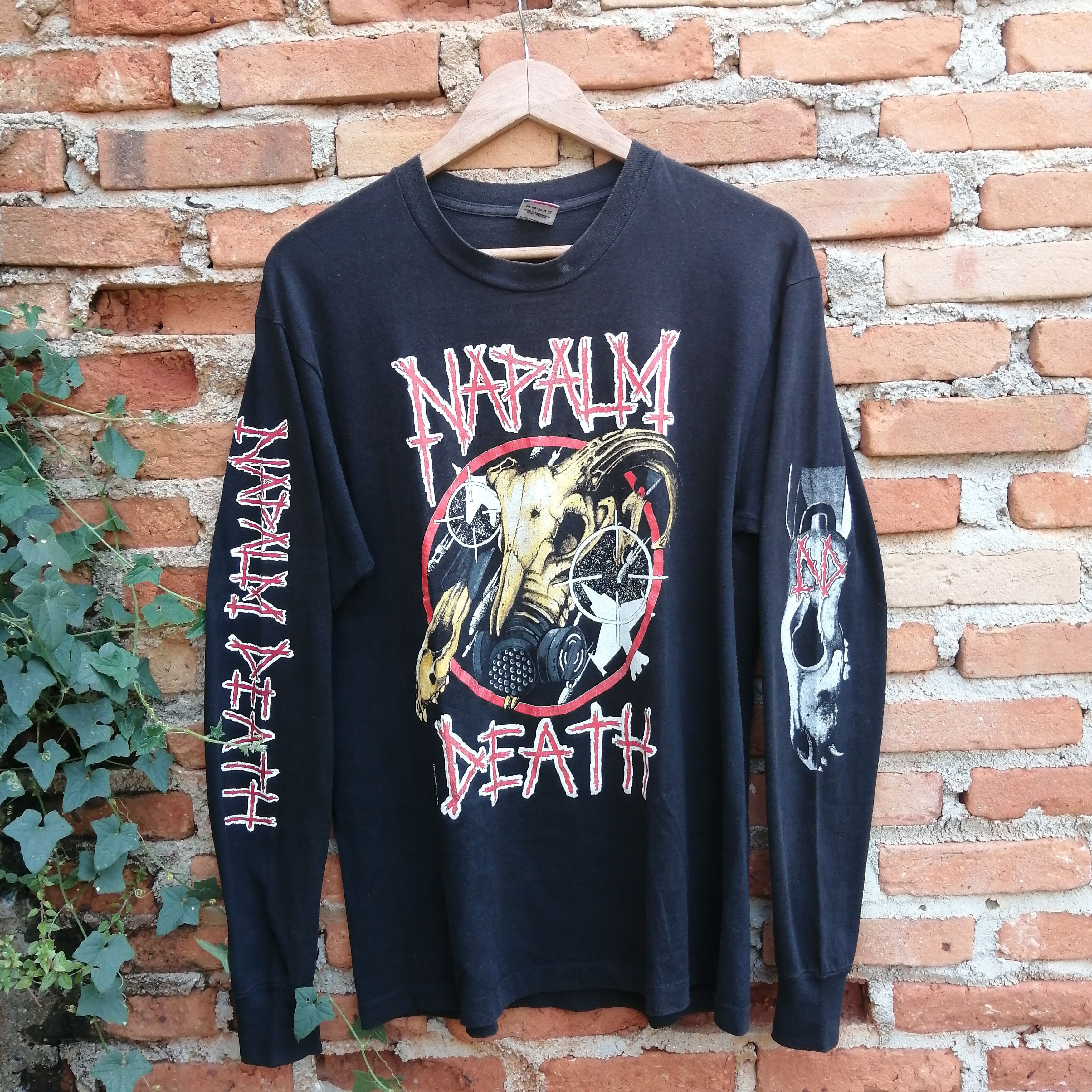 Vintage Long Sleeve Napalm Death | Grailed