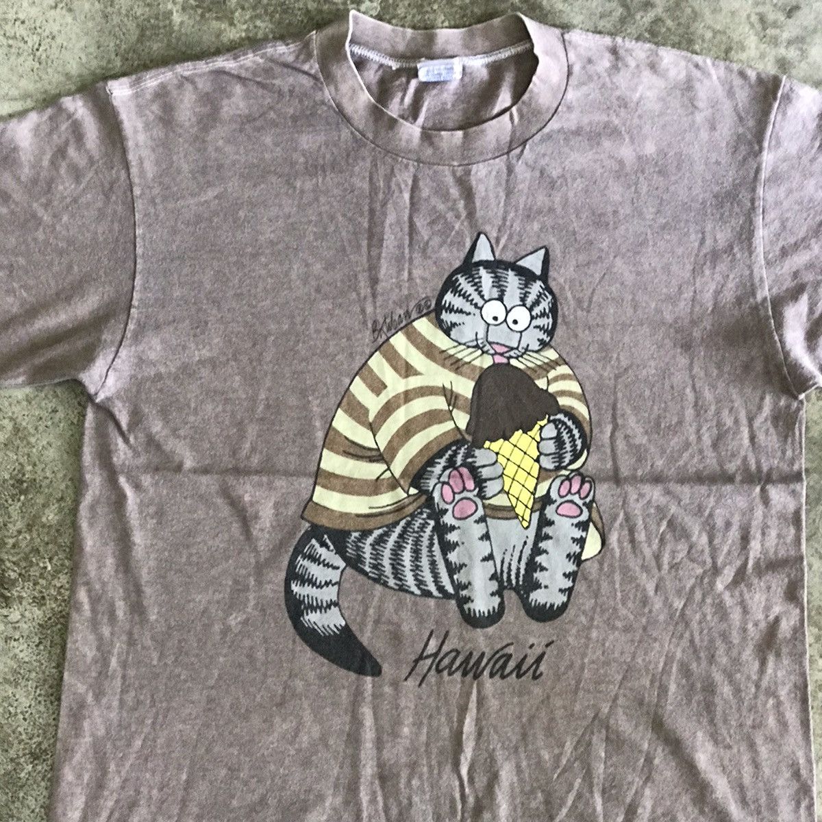 Vintage 90s Crazy Shirts Hawai'i Chocolate Dyed Shirt USA