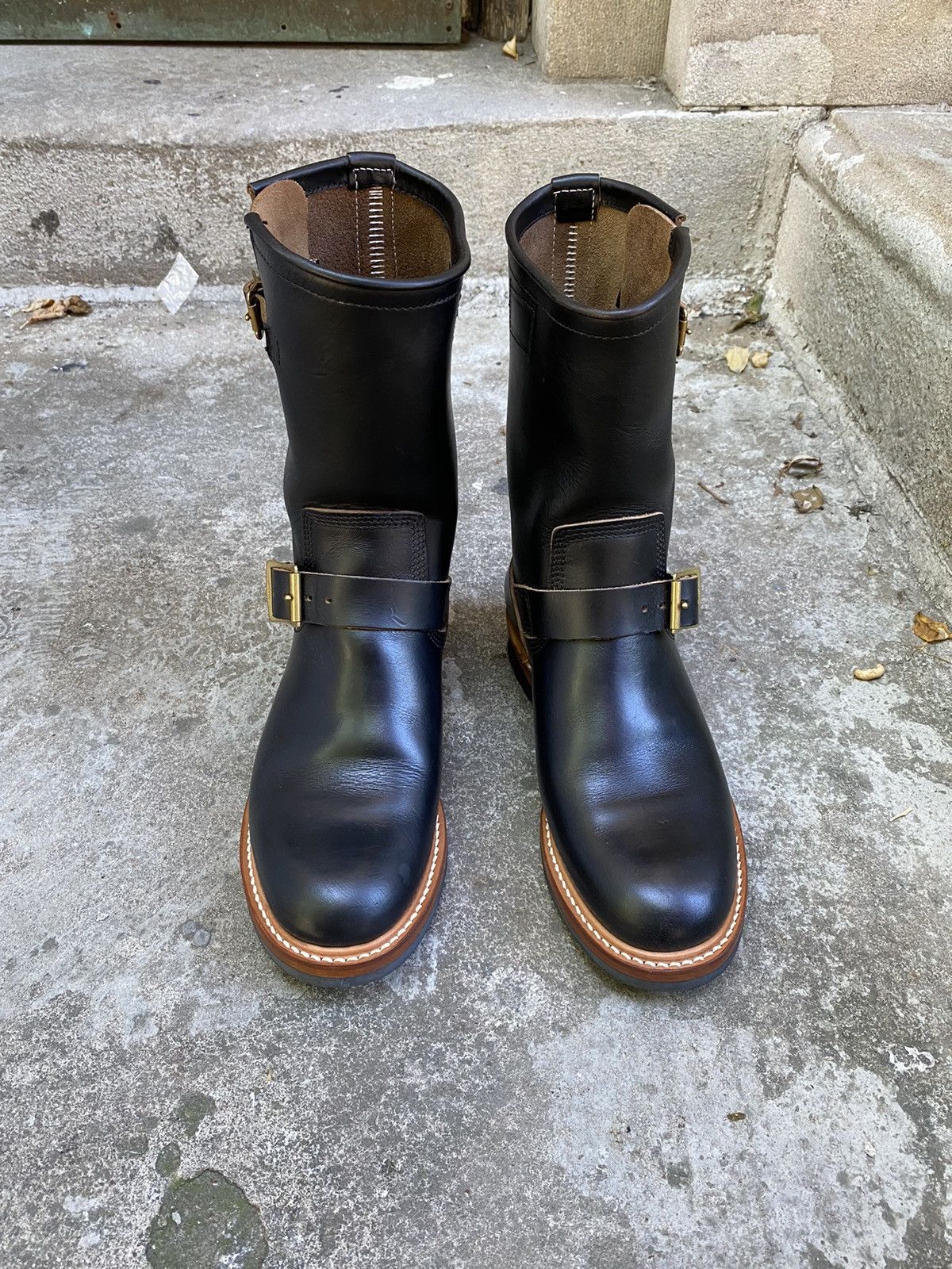 Self Edge × The Flat Head The Flat Head Engineer Boots size 7D | Grailed