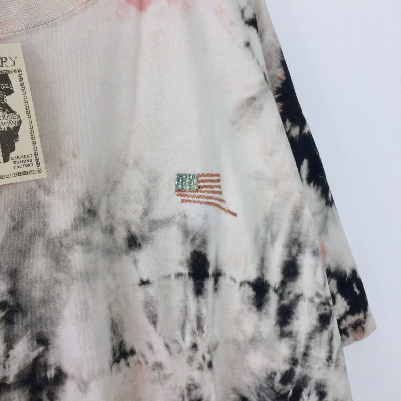 KAPITAL TIE DYE BONE BIG TEE