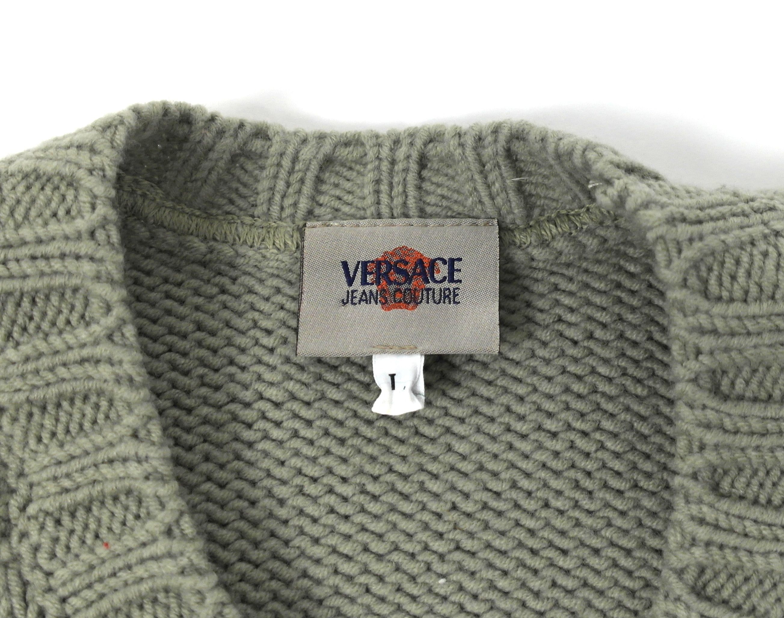 Versace Vintage Versace Jeans Couture Sweater Size US L / EU 52-54 / 3 - 10 Thumbnail