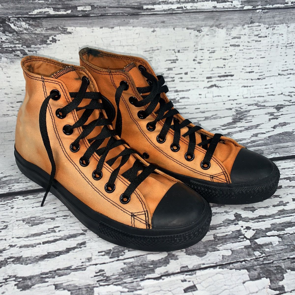 Converse Converse Bleached Out Black Shoes | Grailed