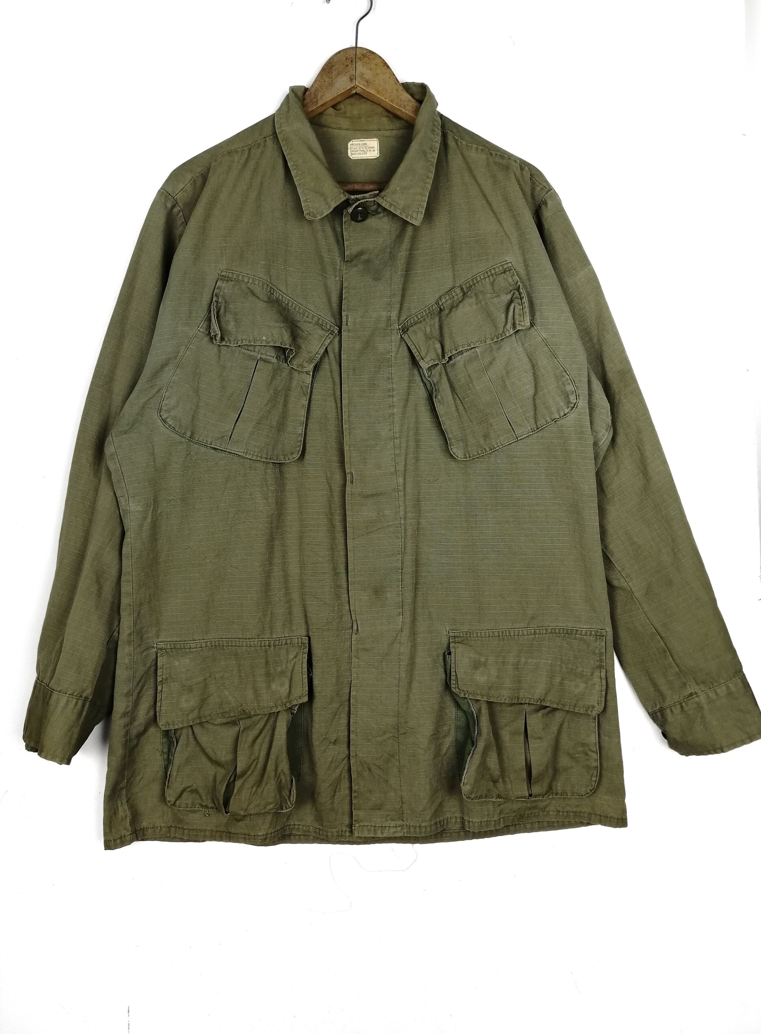 Vintage Rip Stop WR Poplin Class 1 OG 107 Coat Shirt Vietnam 1969 | Grailed