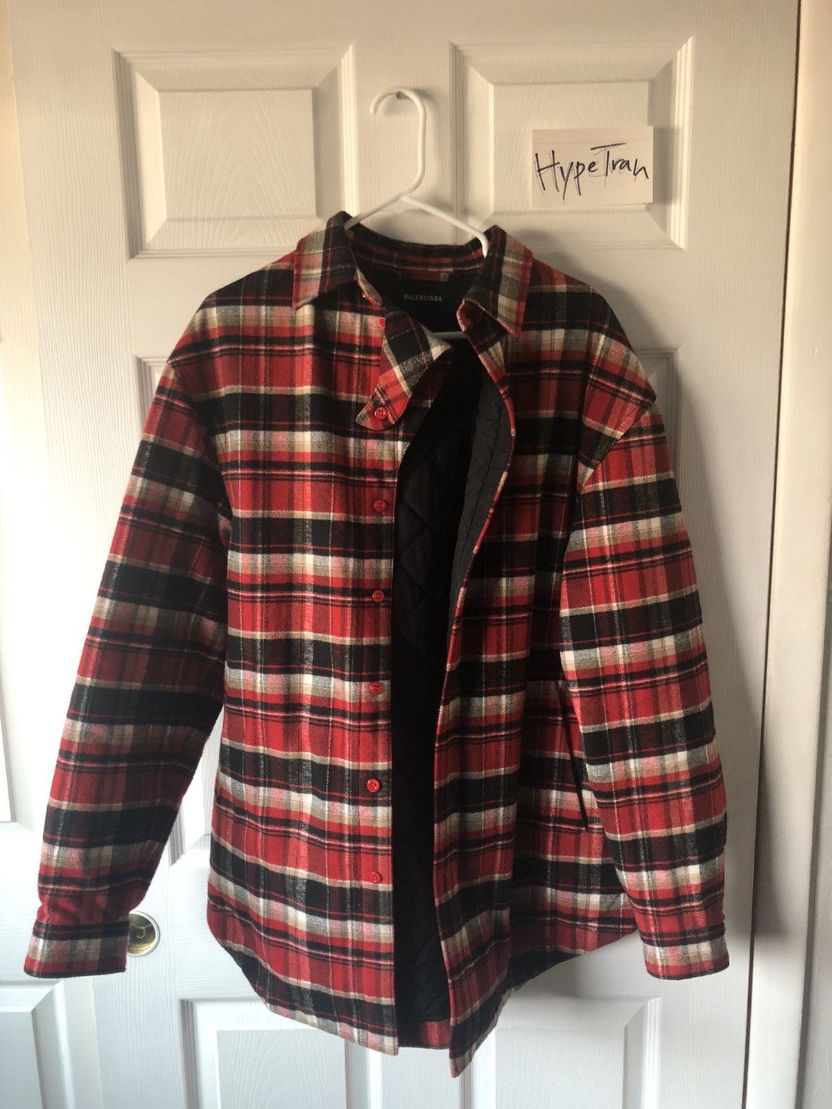 Balenciaga Balenciaga oversized work shirt flannel | Grailed