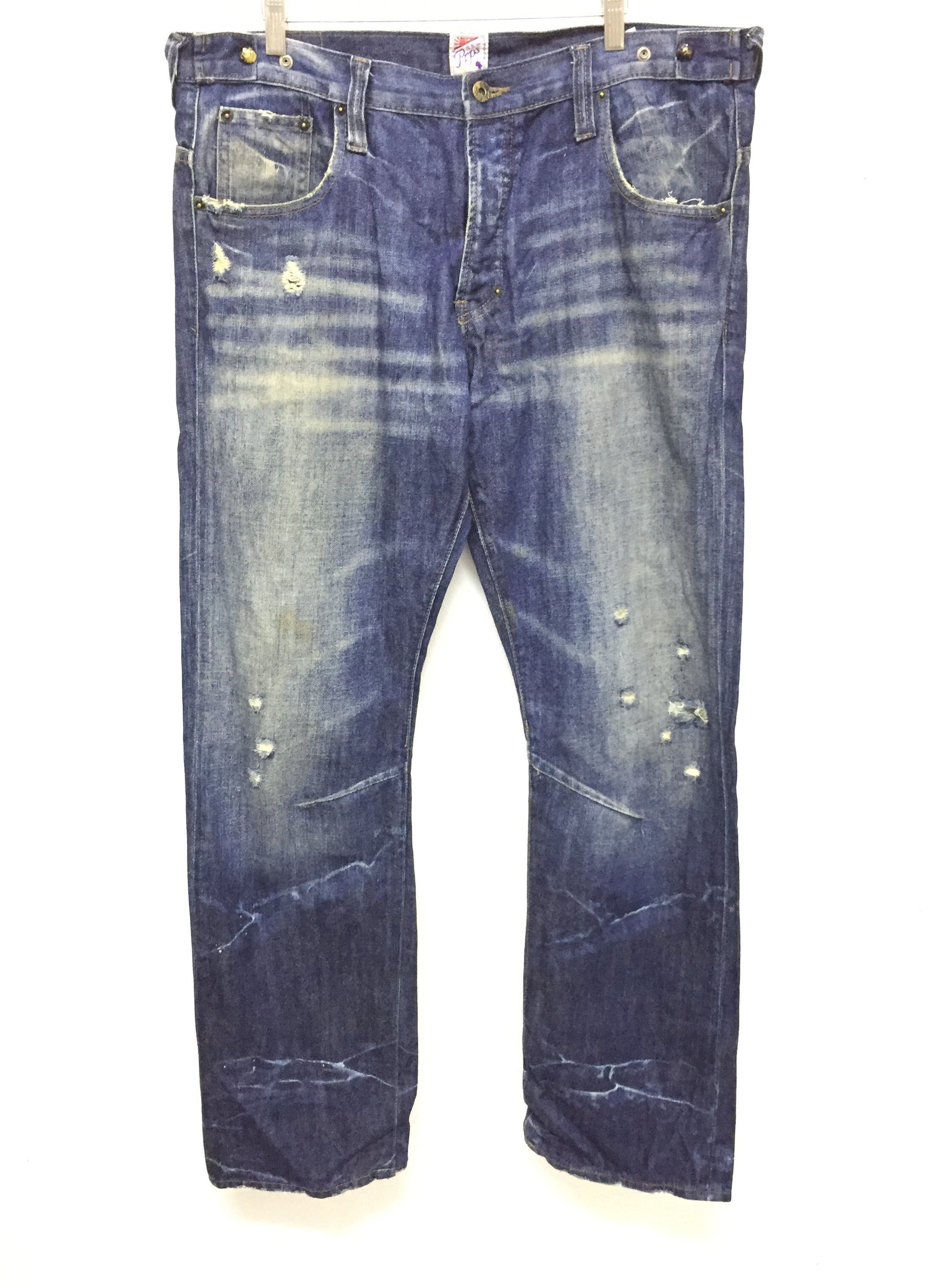 Prps PRPS Distressed wash Denim Size US 36 / EU 52 - 1 Thumbnail