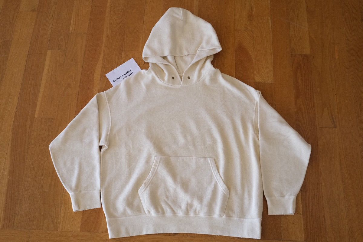 Visvim Amplus Hoodie P.O. Uneven Dye - 3/Large - Ivory | Grailed