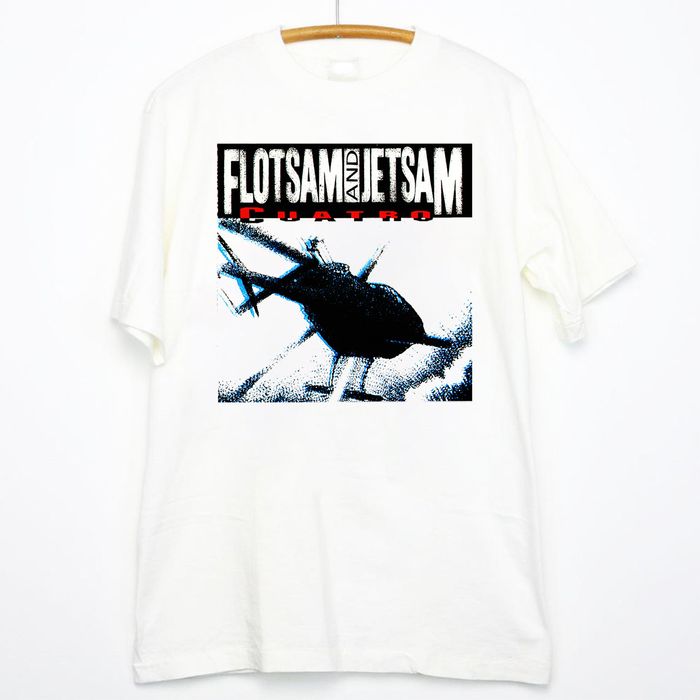 Vintage Flotsam And Jetsam Helicoptour TShirt Grailed