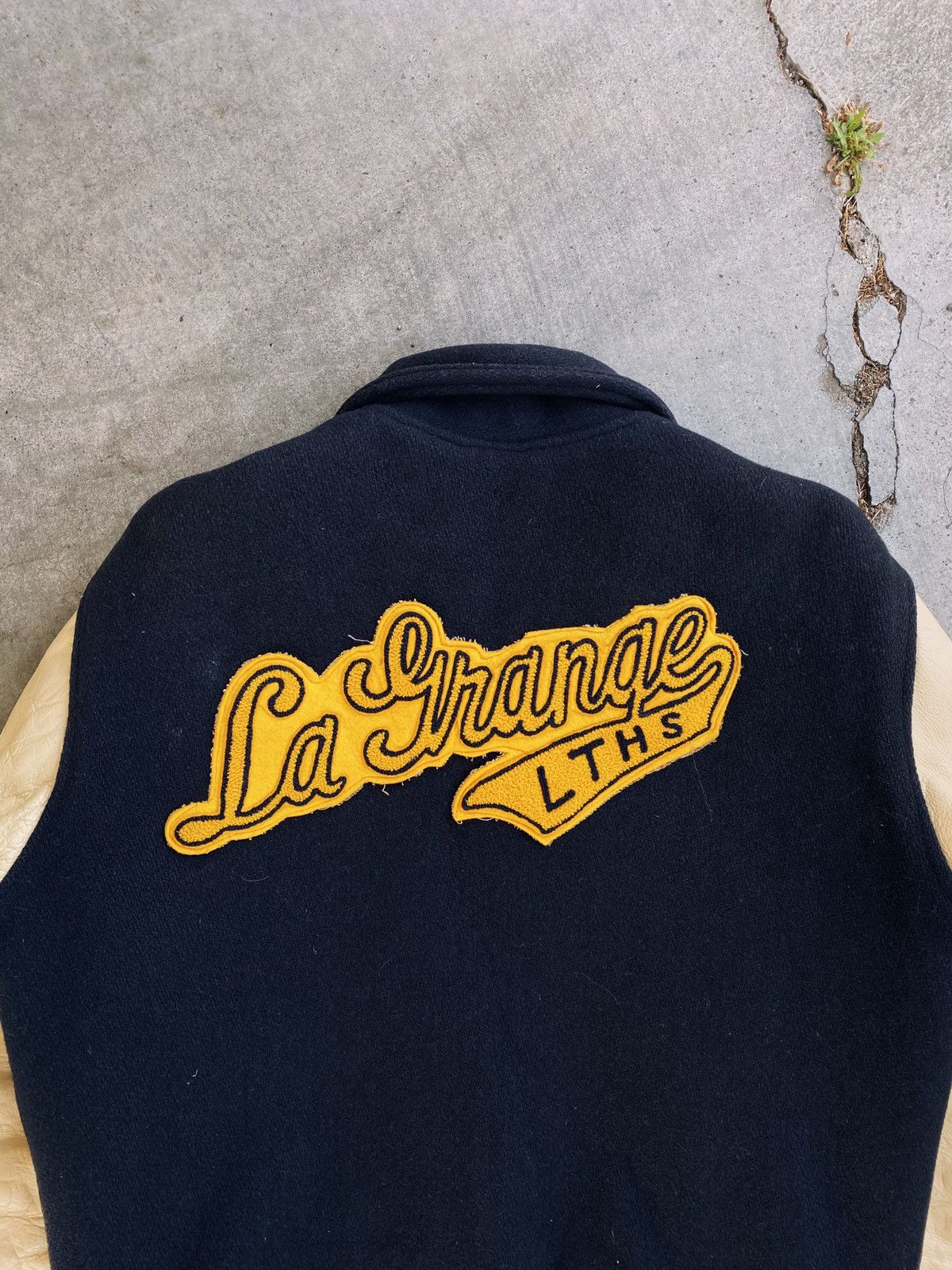 Vintage 50s Varsity Jacket Bomber Letterman Wool Leather Vintage Size US M / EU 48-50 / 2 - 3 Thumbnail