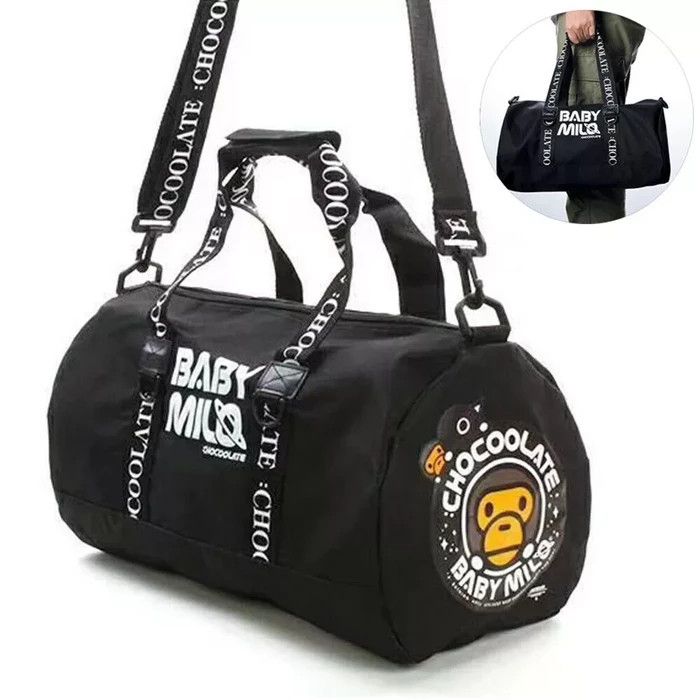 Bape Chocoolate Chocoolate x A Bathing Ape Baby Milo Space Duffle Bag Grailed