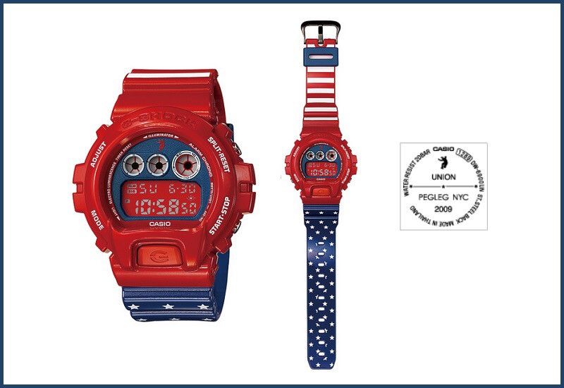 春夏新作モデル G-SHOCK PEGLEG NYC DW-6900UN UNION 星条旗 | www