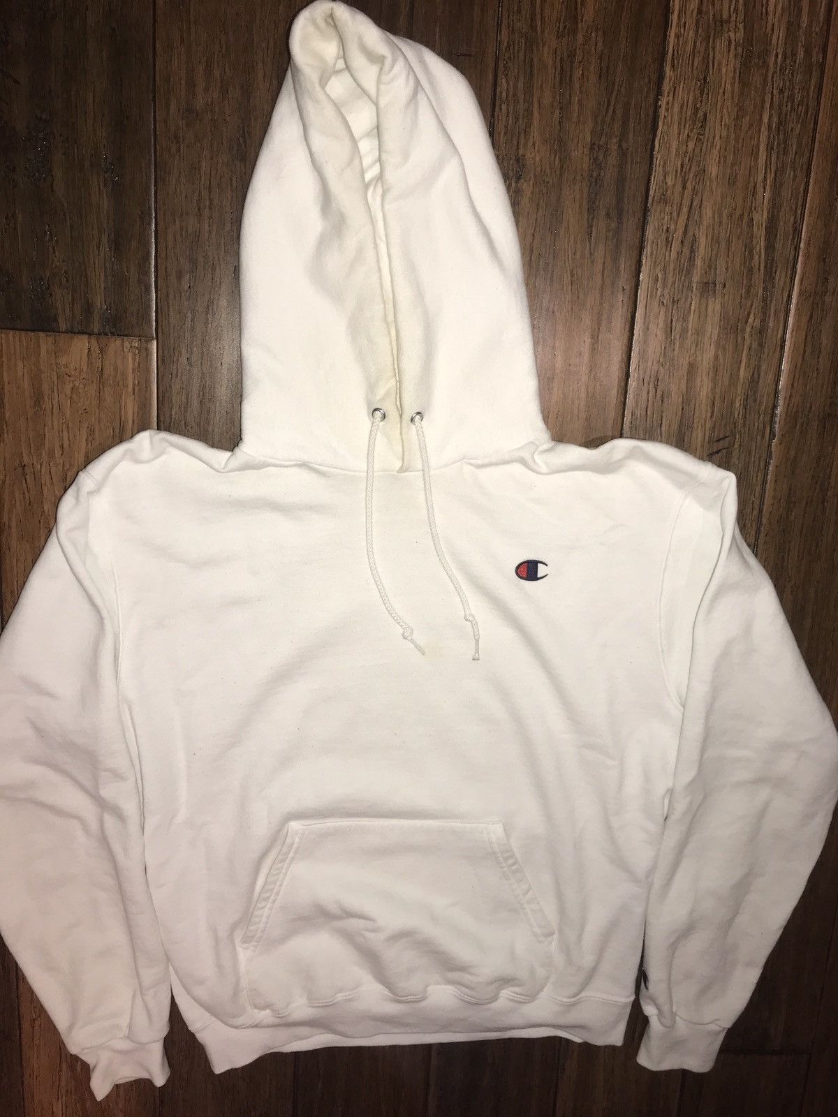 Champion White Champion Hoodie ‘Blue Scripted’ Size US M / EU 48-50 / 2 - 1 Preview