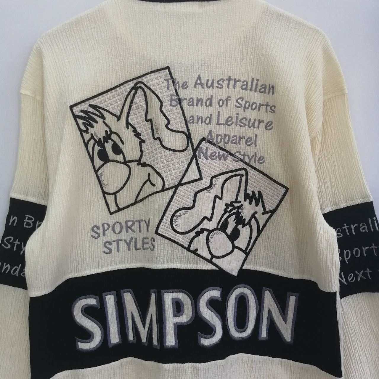 Japanese Brand × The Simpsons × Vintage 🔥Simpson The Australia Brand Sports Apparel Jacket Size US M / EU 48-50 / 2 - 2 Thumbnail