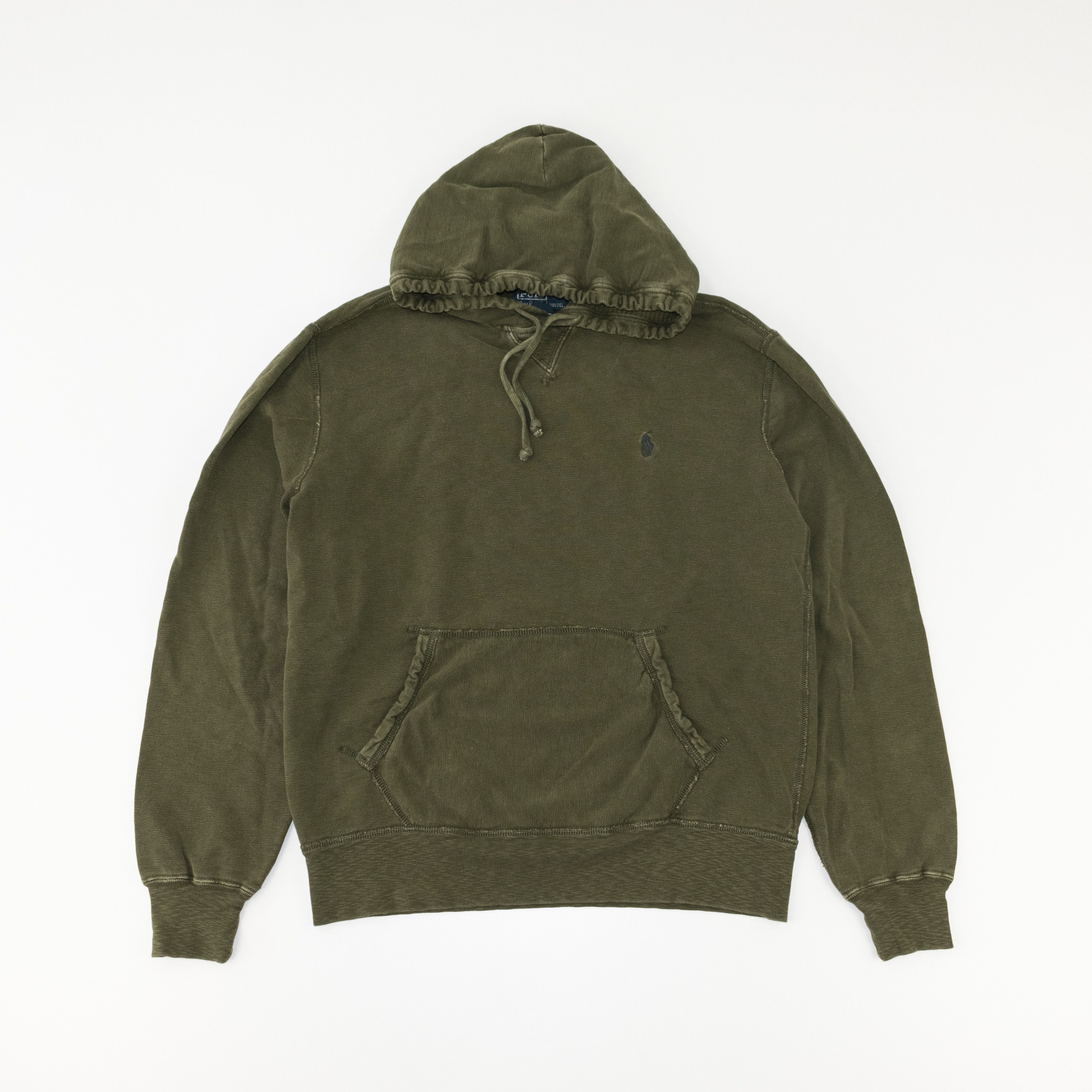 Polo Ralph Lauren × Vintage Y2K Polo Ralph Lauren Distressed Hoodie Sweatshirt Size US M / EU 48-50 / 2 - 1 Thumbnail