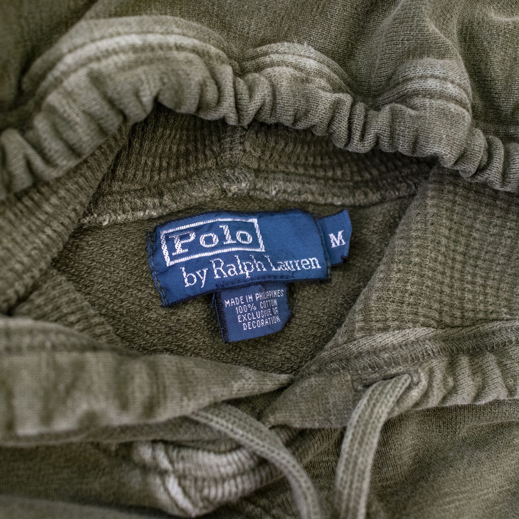 Polo Ralph Lauren × Vintage Y2K Polo Ralph Lauren Distressed Hoodie Sweatshirt Size US M / EU 48-50 / 2 - 4 Thumbnail