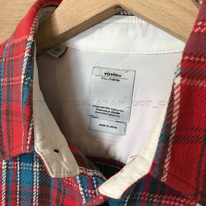 Visvim Visvim Black Elk Flannel Shirt L/S Red Check S | Grailed