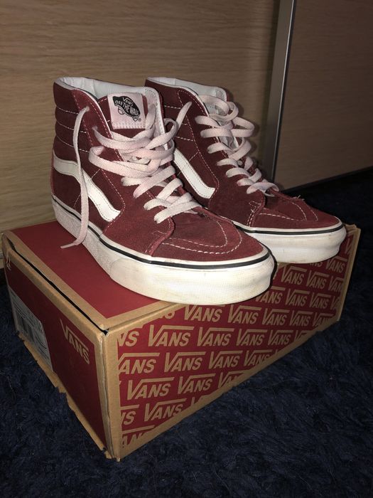 Vans sk8 clearance hi madder brown