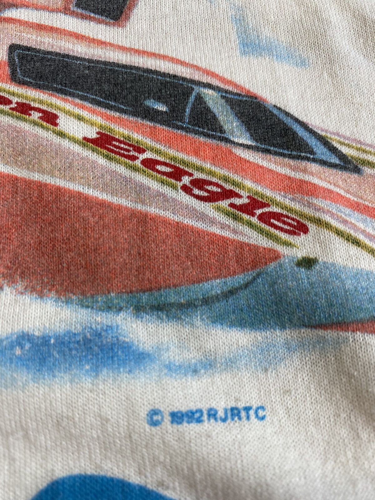 Vintage Vintage 1992 Winston Eagle Cigarettes Tru-Cities Boat Racing Size US L / EU 52-54 / 3 - 3 Thumbnail