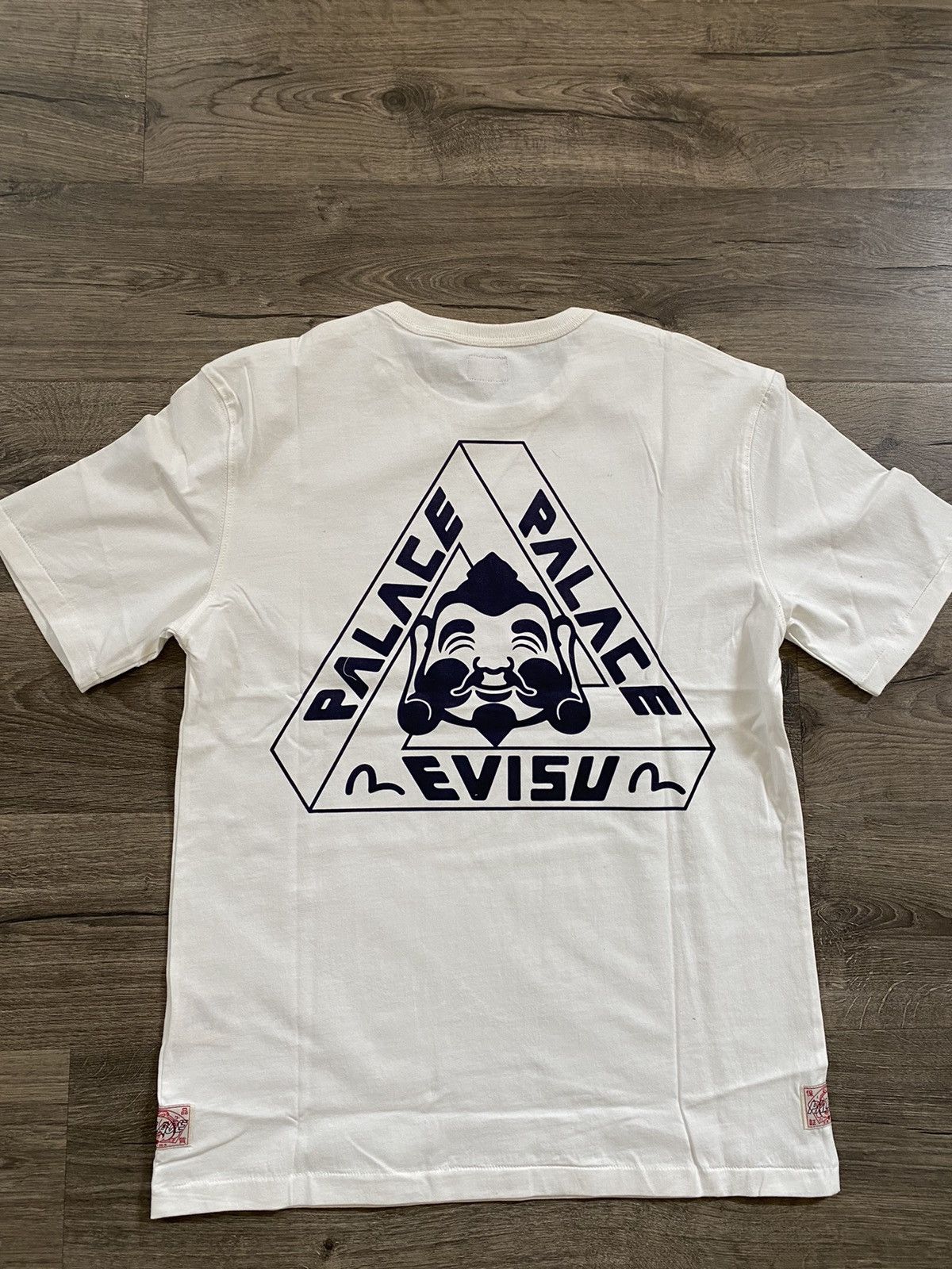 Palace Palace x Evisu Tee (White) | Grailed