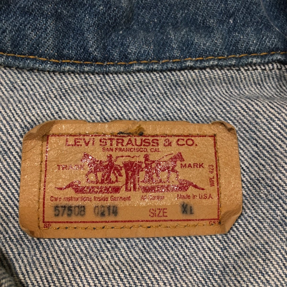 Levi's × Vintage 80’s Levi’s Denim Jacket Size US L / EU 52-54 / 3 - 2 Thumbnail
