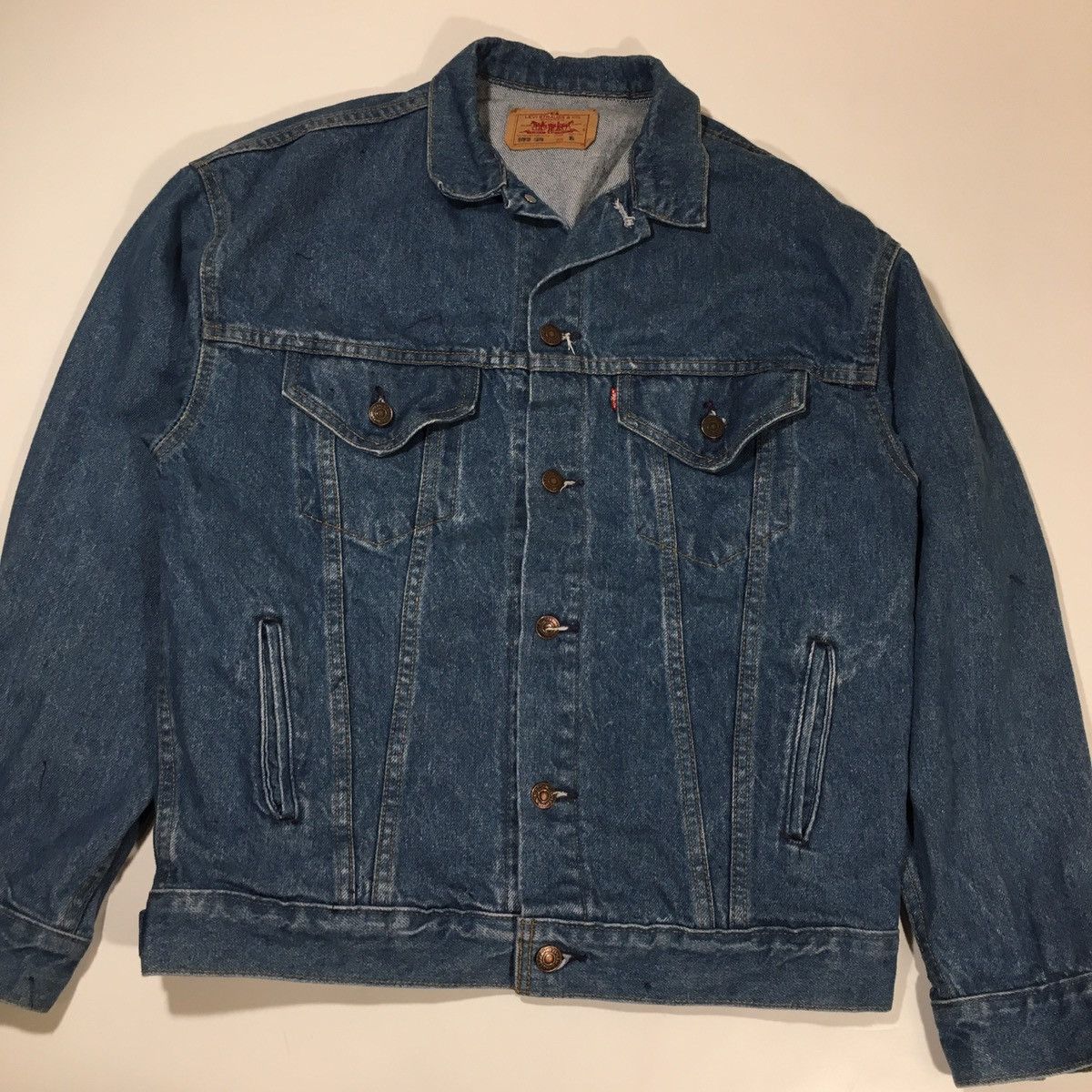 Levi's × Vintage 80’s Levi’s Denim Jacket Size US L / EU 52-54 / 3 - 1 Thumbnail