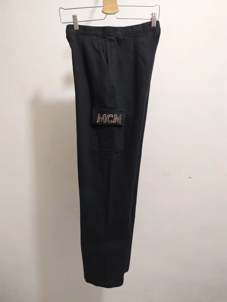MCM × Vintage Extremely Rare Vintage MCM Embroidery Logo Cargo Pants Size US 28 / EU 44 - 10 Thumbnail