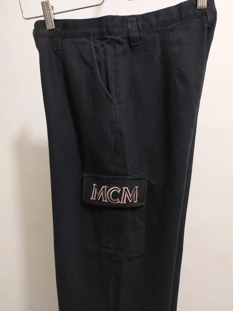 MCM × Vintage Extremely Rare Vintage MCM Embroidery Logo Cargo Pants Size US 28 / EU 44 - 11 Thumbnail