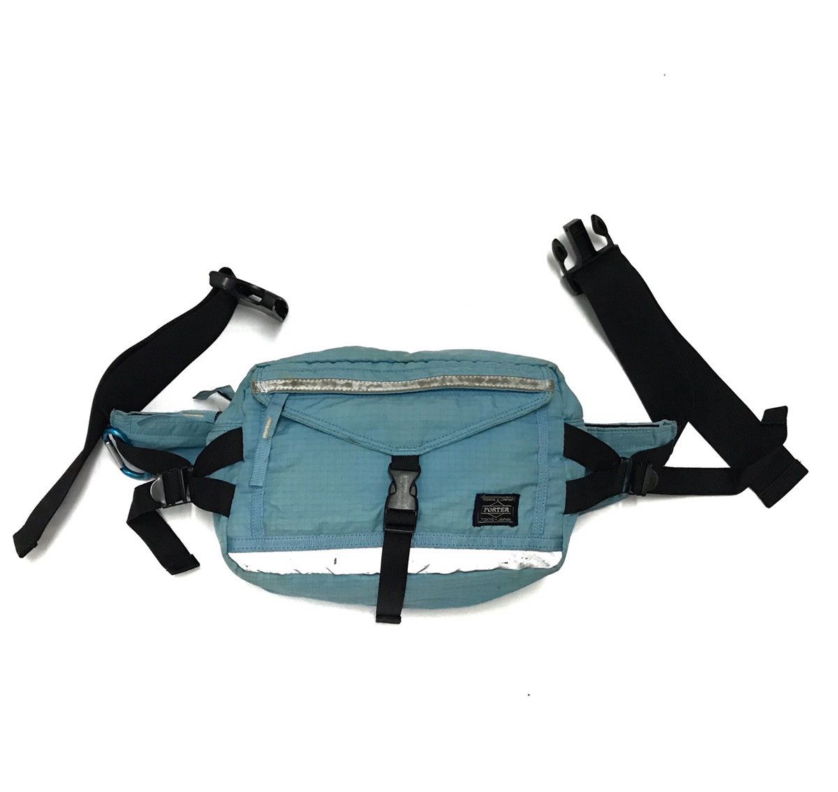 Japanese Brand × Porter PORTER YOSHIDA Japan Pouch Blue Waist Crossbody Bag Size ONE SIZE - 2 Thumbnail