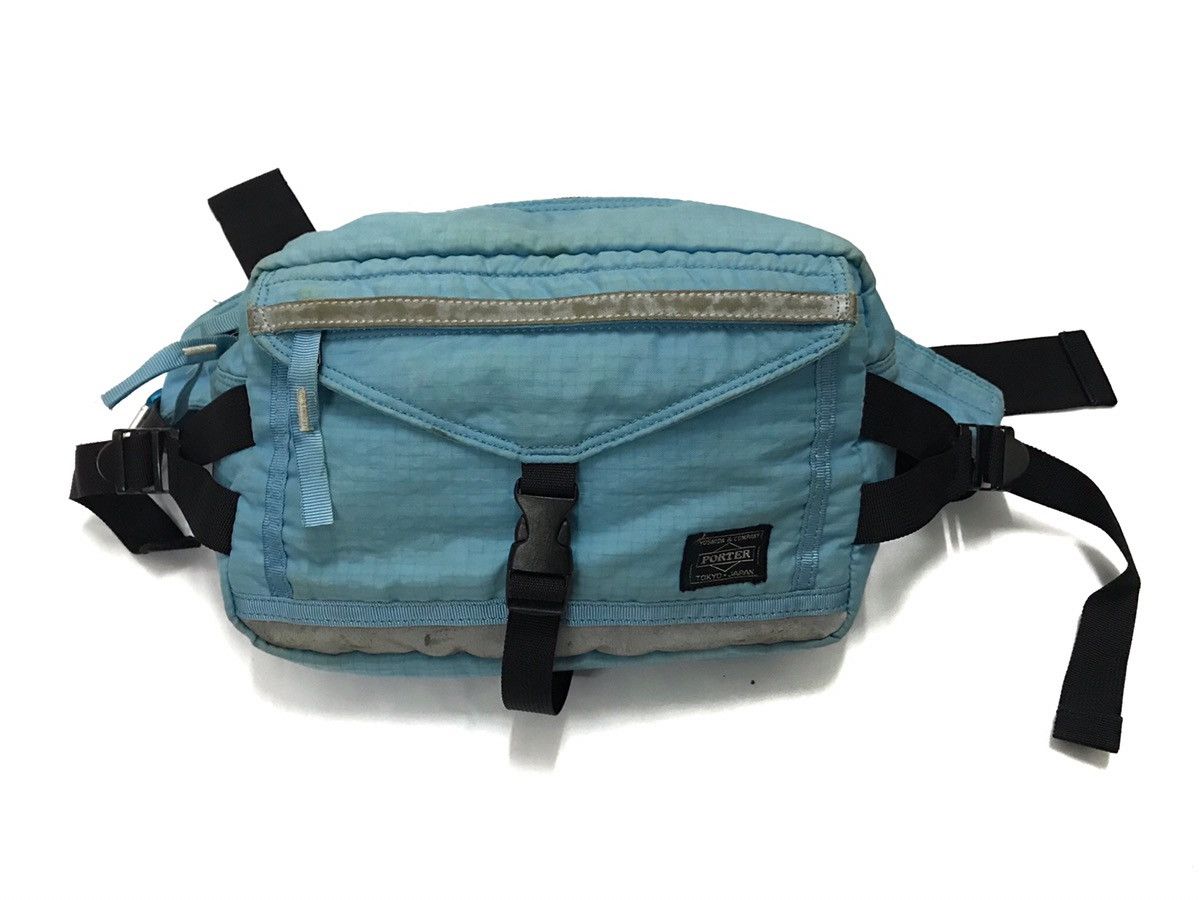 Japanese Brand × Porter PORTER YOSHIDA Japan Pouch Blue Waist Crossbody Bag Size ONE SIZE - 3 Thumbnail