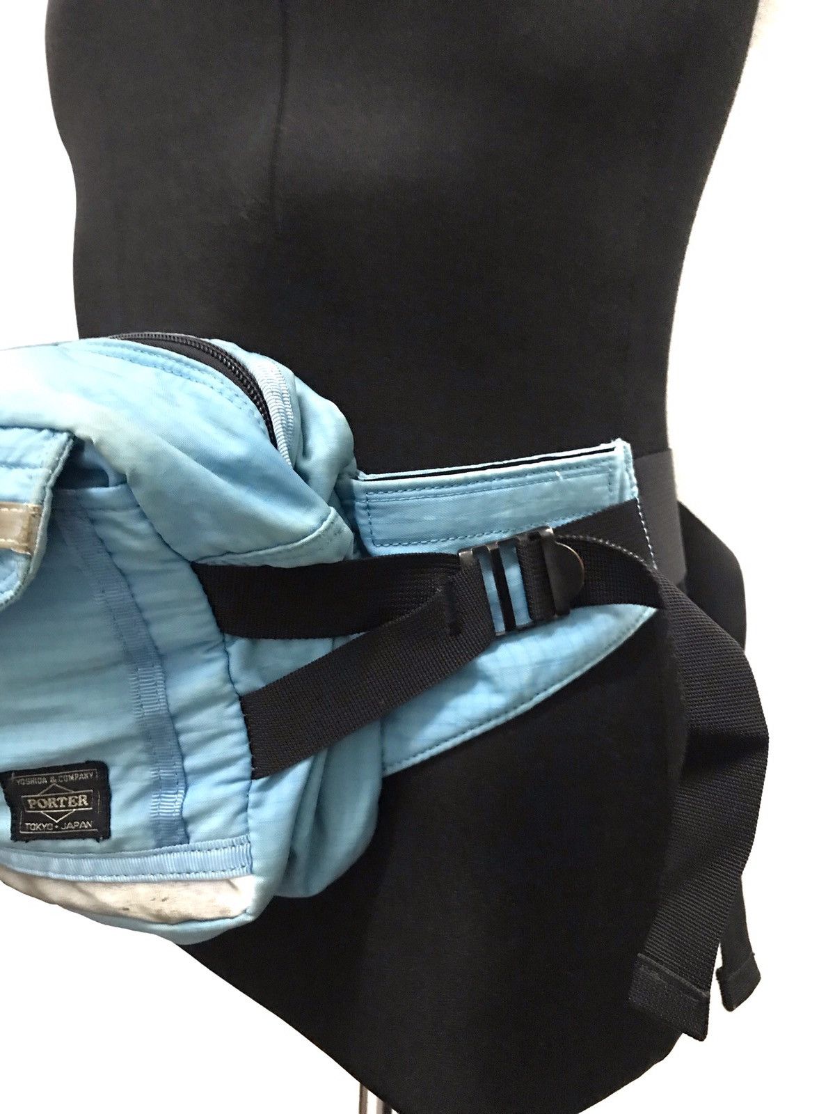 Japanese Brand × Porter PORTER YOSHIDA Japan Pouch Blue Waist Crossbody Bag Size ONE SIZE - 11 Thumbnail