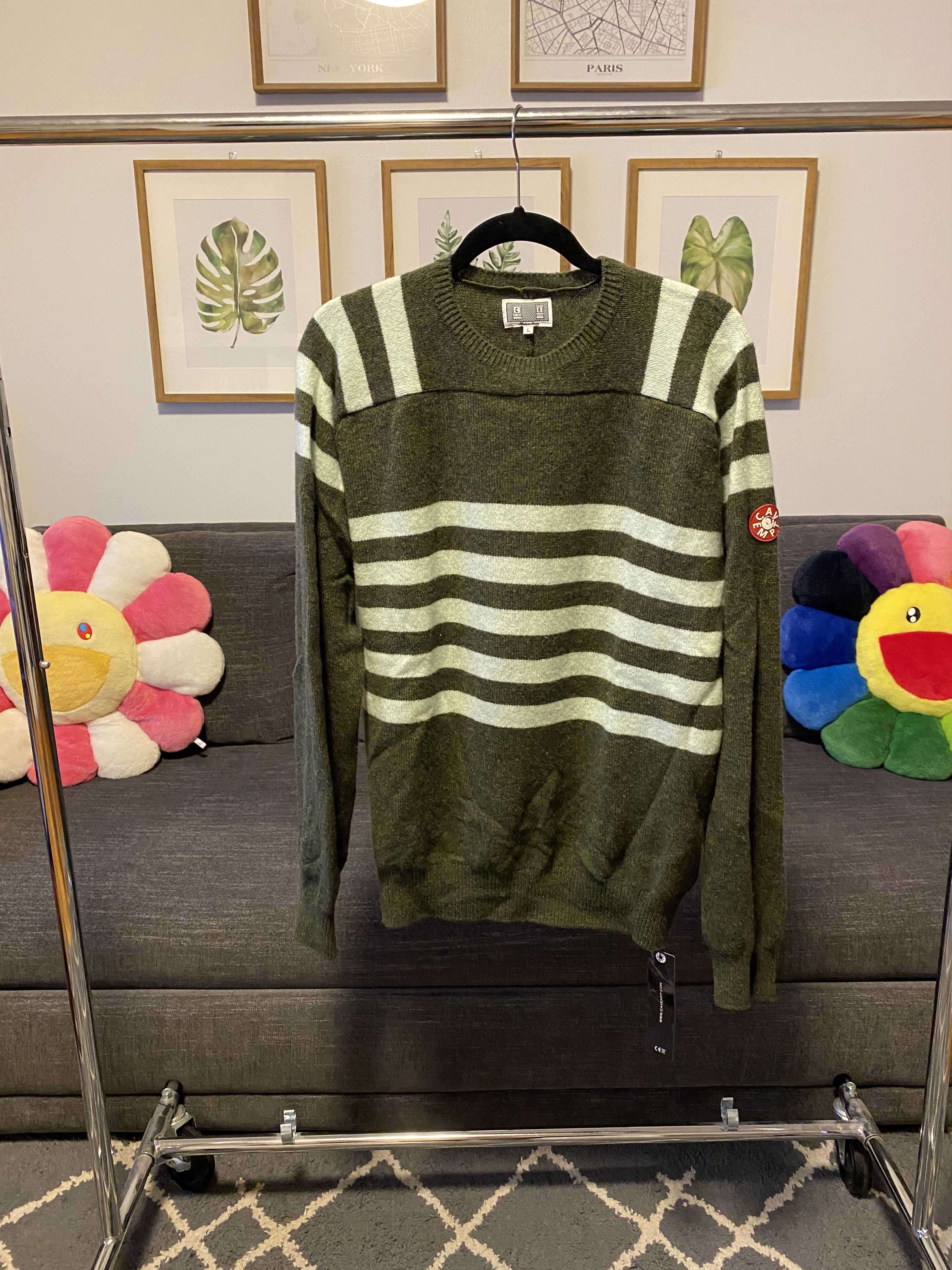 Cav Empt Cav Empt Stripe Knit Sweater | Grailed