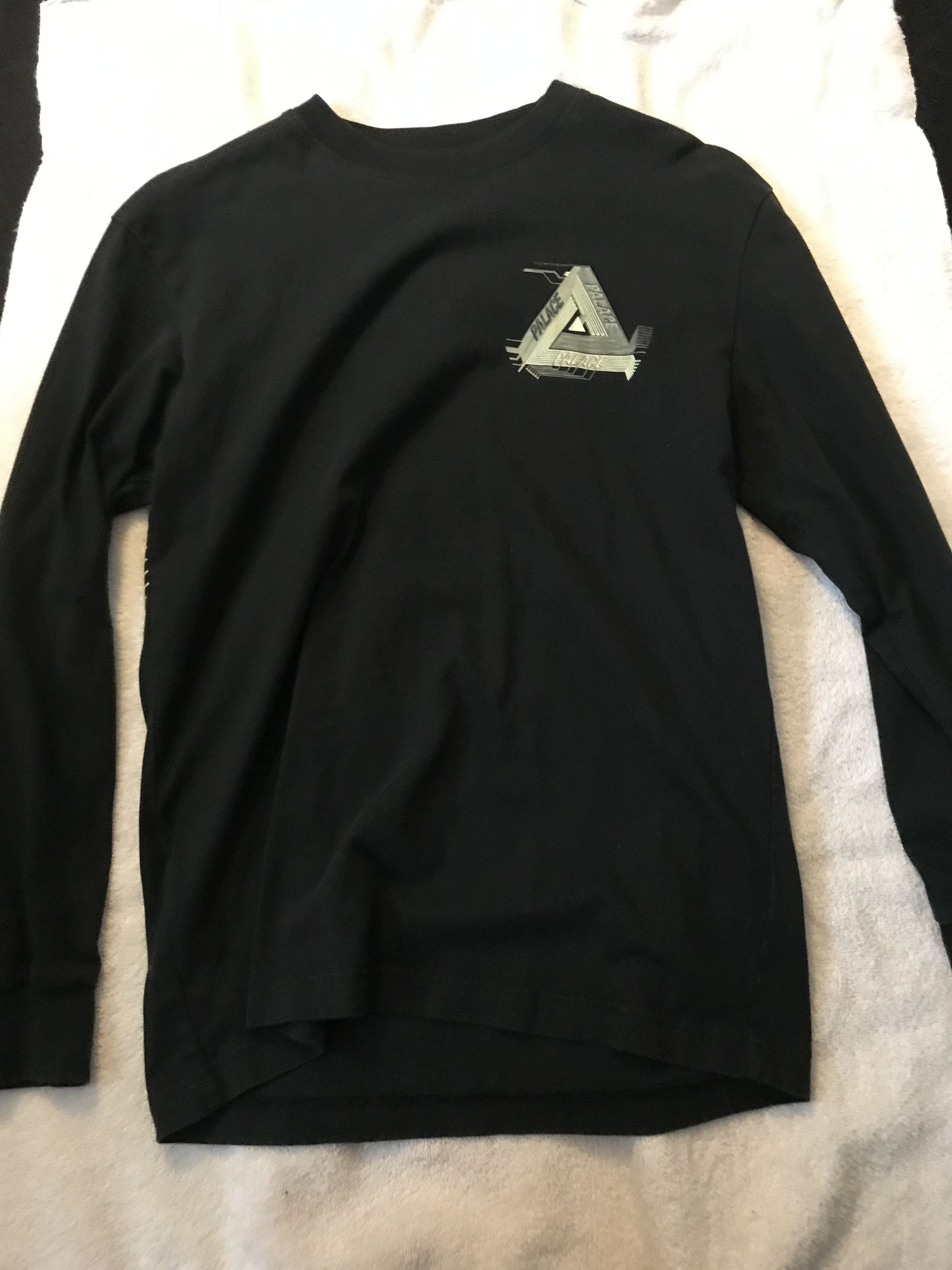 Palace Palace Skateboards AW17 Scissors Black Long-Sleeve T-Shirt