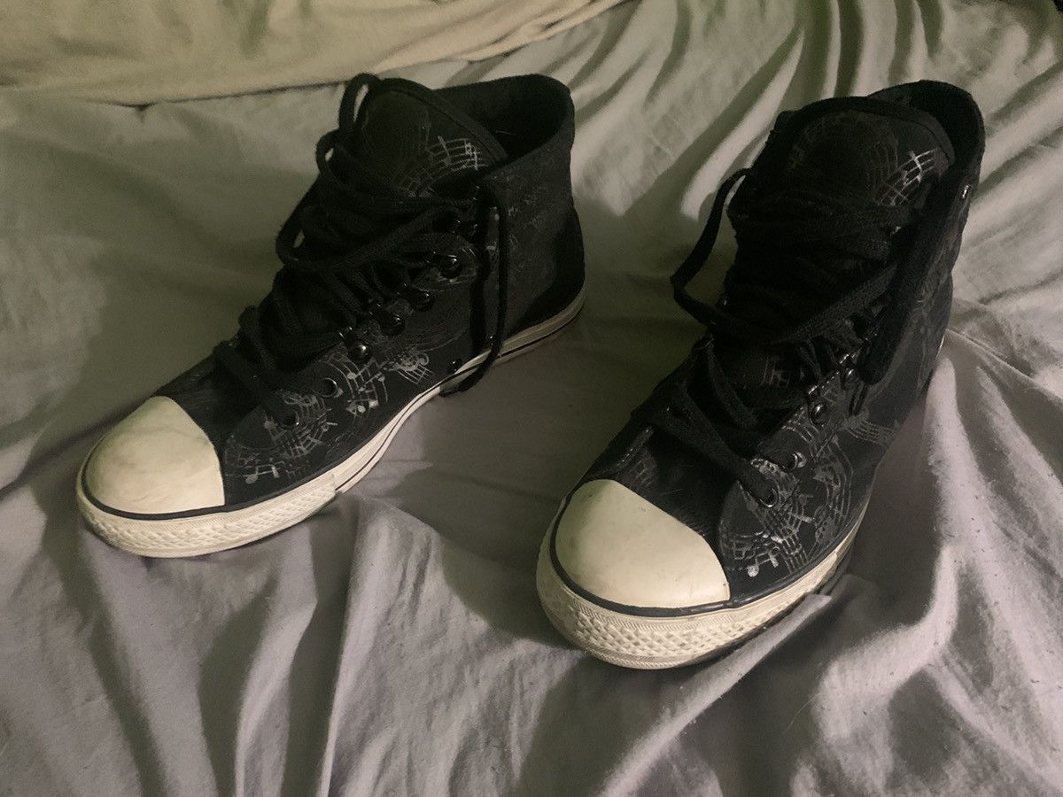 Number (N)ine Number Nine Musical Note Hightop Sneakers | Grailed