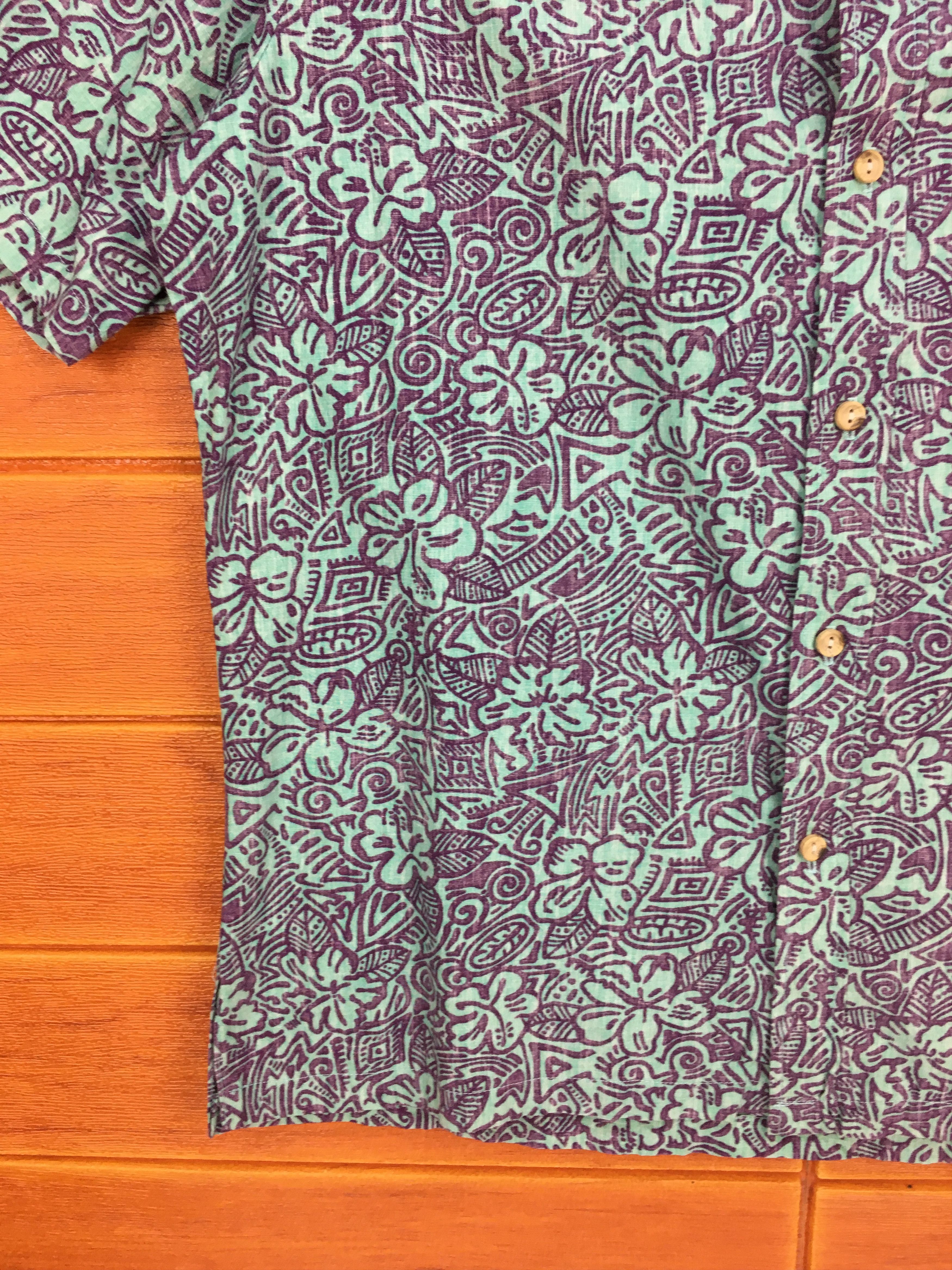 Vintage Vintage COOKE STREET Honolulu Reverse Print Hawaiian Shirt Size US L / EU 52-54 / 3 - 4 Thumbnail