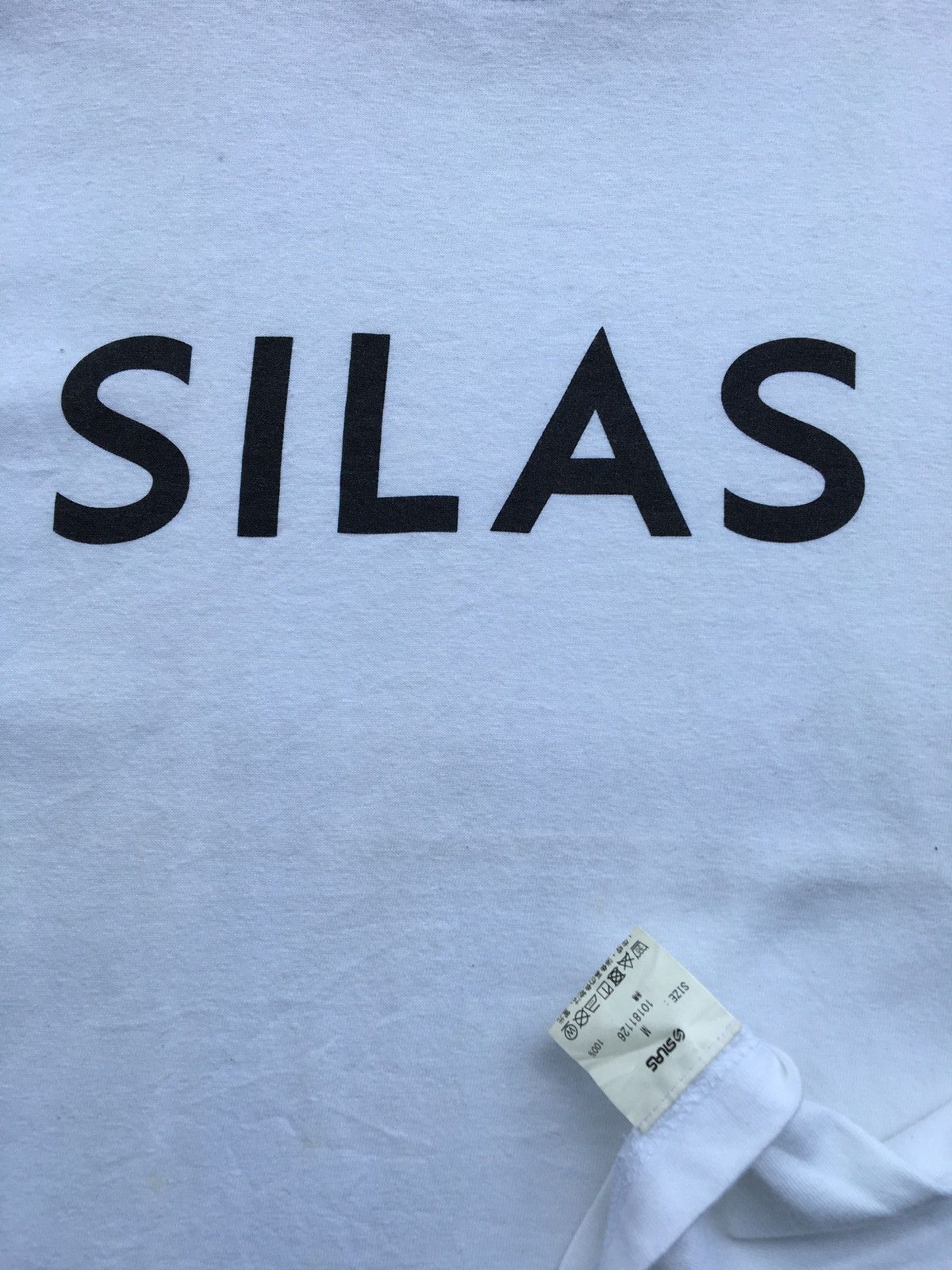 Japanese Brand Rare Japanese Brand SILAS Spellout Tshirt Size US M / EU 48-50 / 2 - 10 Thumbnail