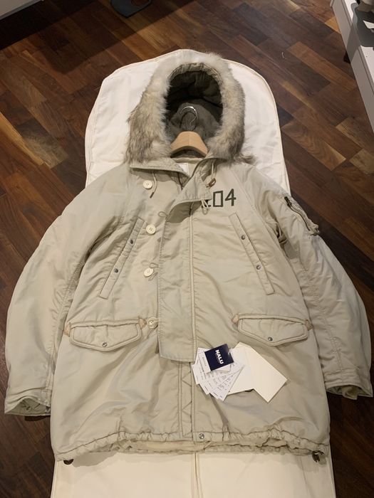 Visvim Visvim 19AW Valdez Coat Size 2 Ivory Albacore | Grailed