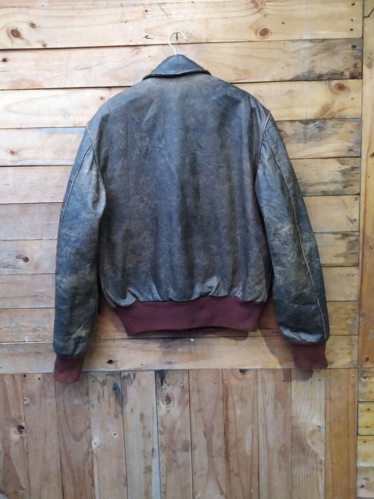 Saga Outerwear VINTAGE SAGA LEATHER BOUTIQUE PATINA TYPE A2 FLIGHT