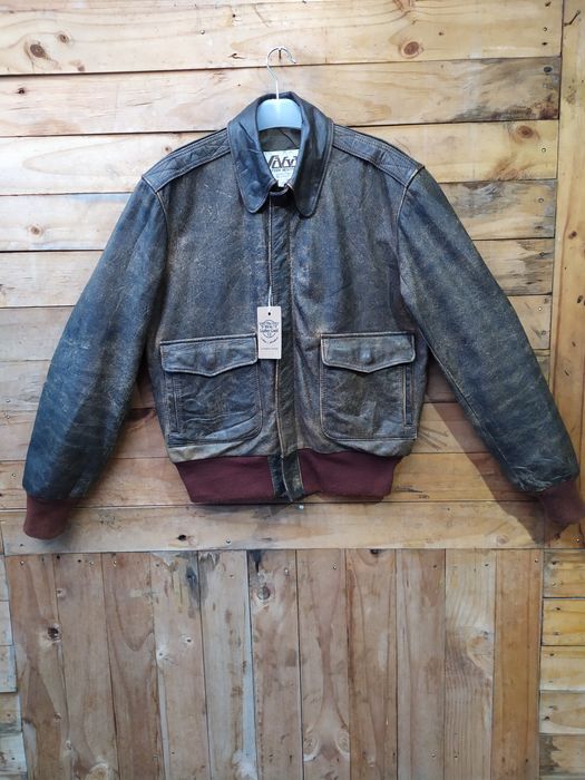 Saga Outerwear VINTAGE SAGA LEATHER BOUTIQUE PATINA TYPE A2 FLIGHT