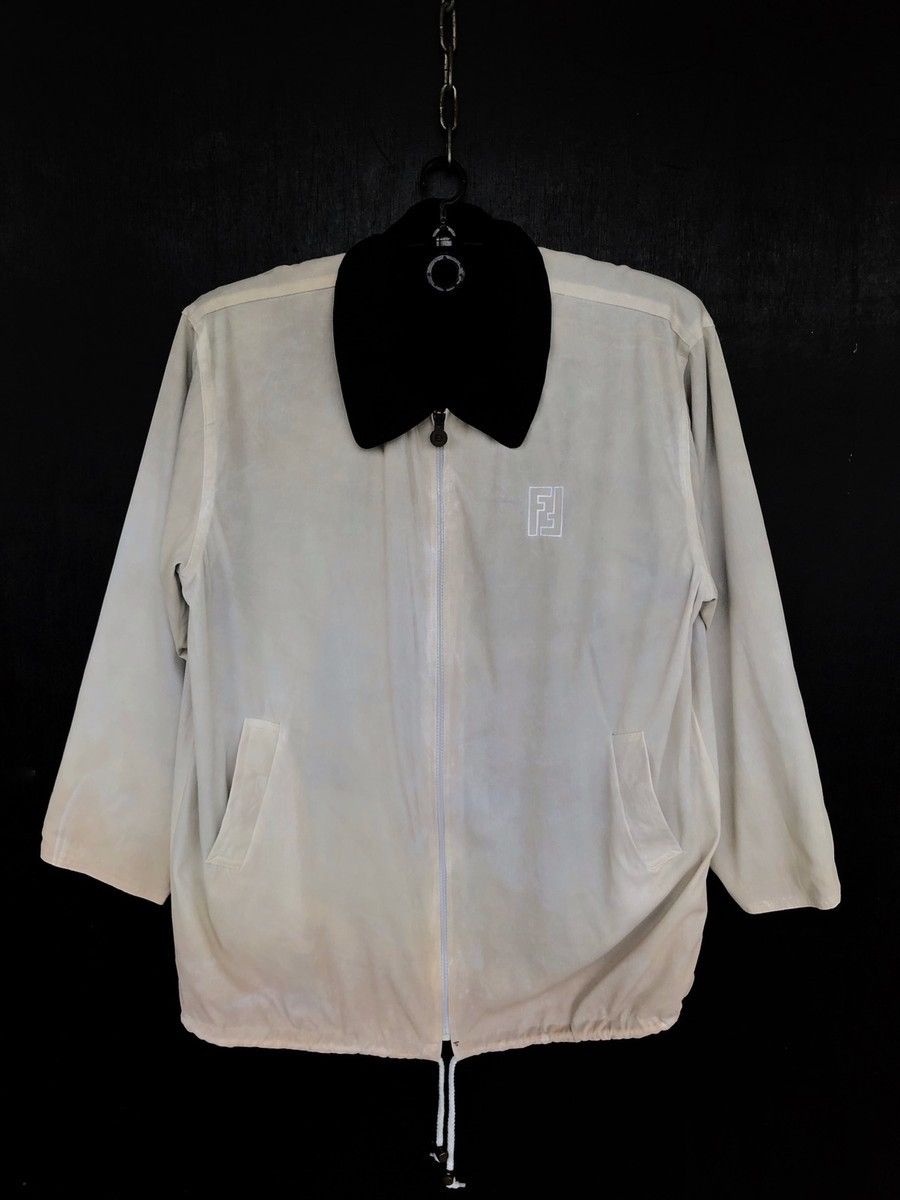 Fendi 1980s Fendi 🇮🇹 ™️ Logo Zucca Monogram Anorak Jacket Size US L / EU 52-54 / 3 - 5 Thumbnail