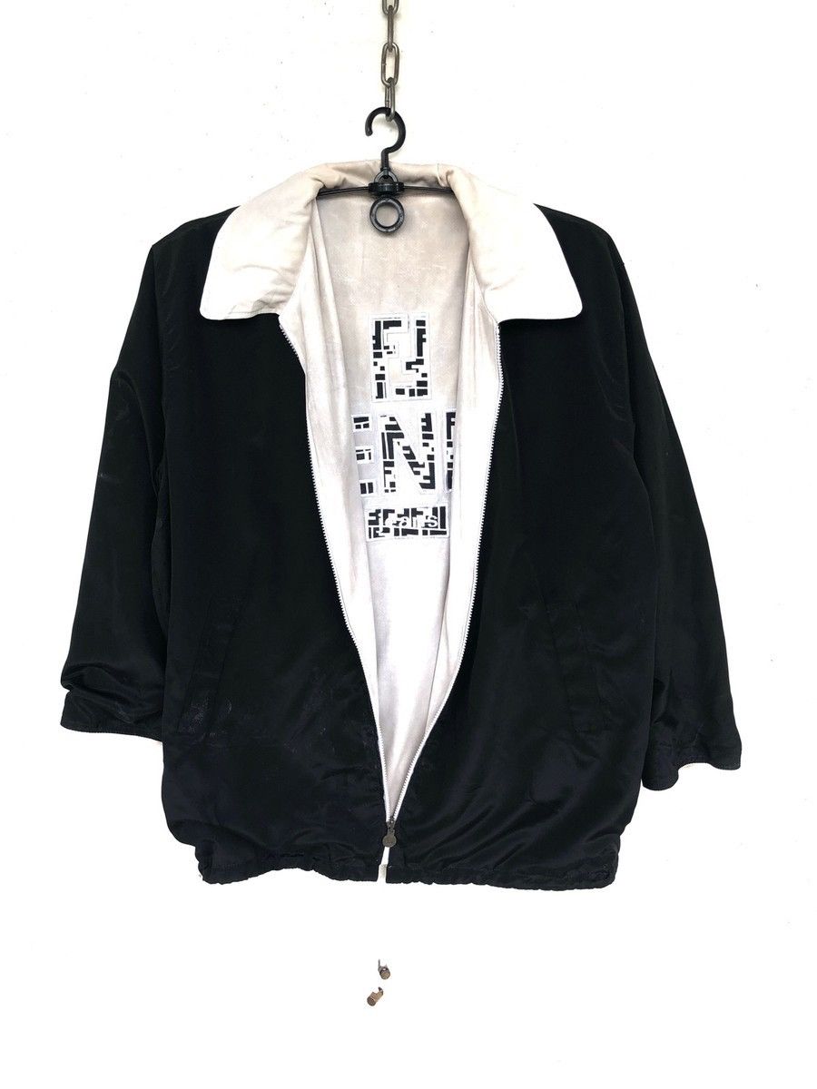 Fendi 1980s Fendi 🇮🇹 ™️ Logo Zucca Monogram Anorak Jacket Size US L / EU 52-54 / 3 - 2 Thumbnail