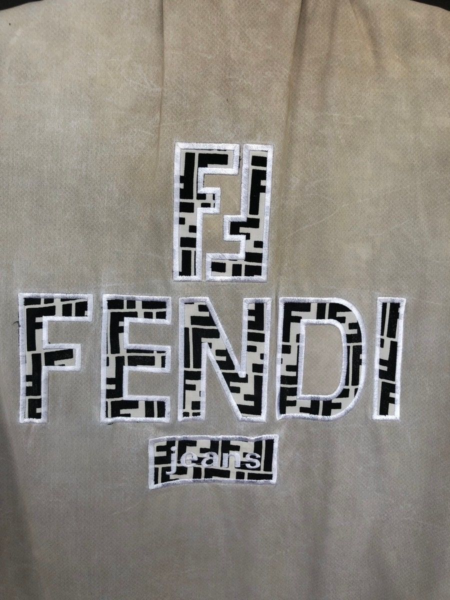 Fendi 1980s Fendi 🇮🇹 ™️ Logo Zucca Monogram Anorak Jacket Size US L / EU 52-54 / 3 - 7 Thumbnail