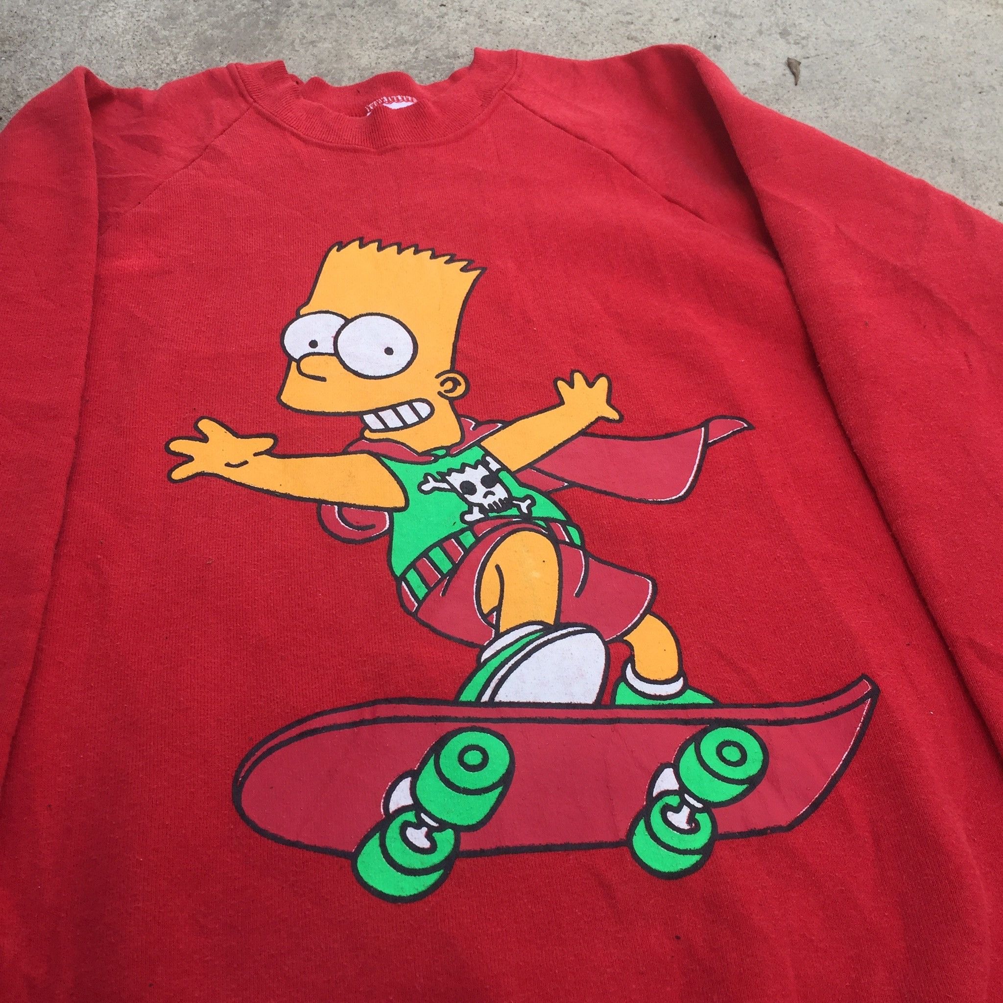 The Simpsons Vintage 80s Simpson Skateboard cartoon graphic streetwear M Size US M / EU 48-50 / 2 - 3 Thumbnail
