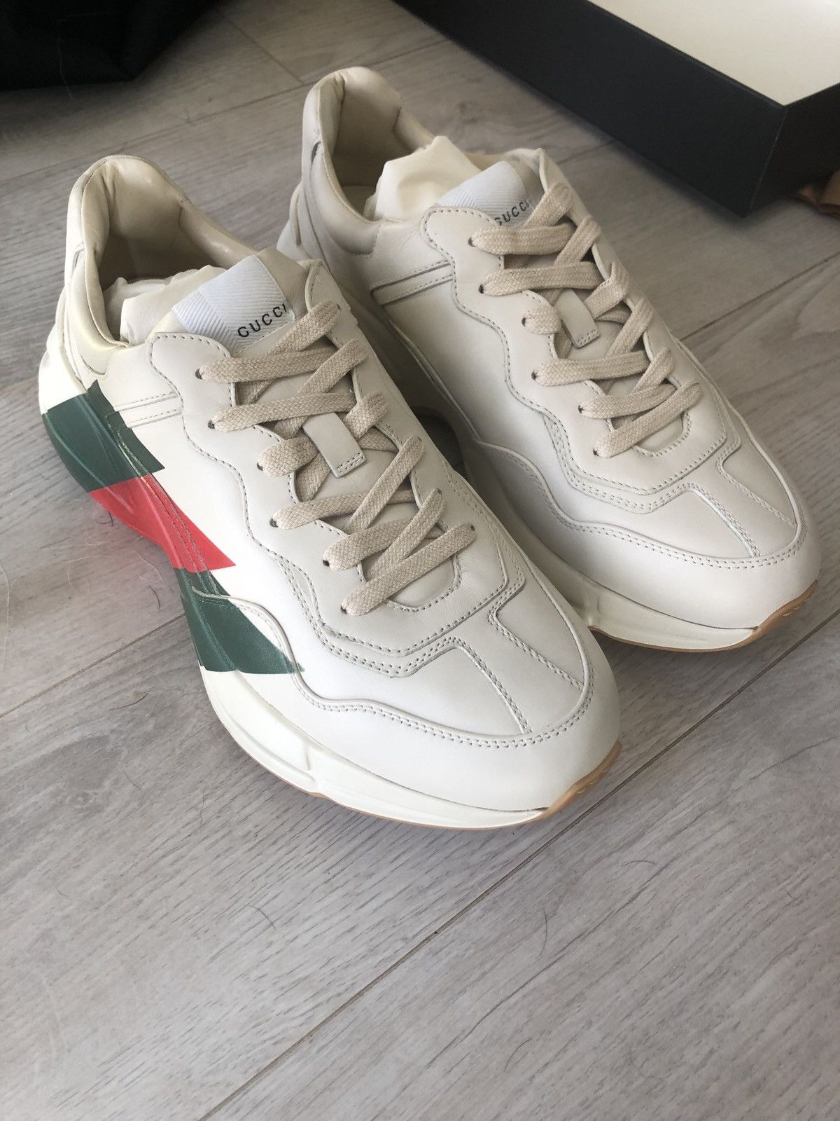 image of Gucci Rython Shoes in Mystic White, Men's (Size 9.5)