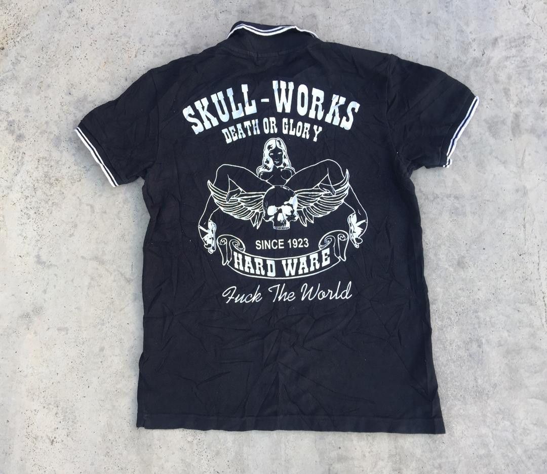 Band Tees Skull-Works Death Or Glory Fuck The World Shirt Size US M / EU 48-50 / 2 - 1 Thumbnail